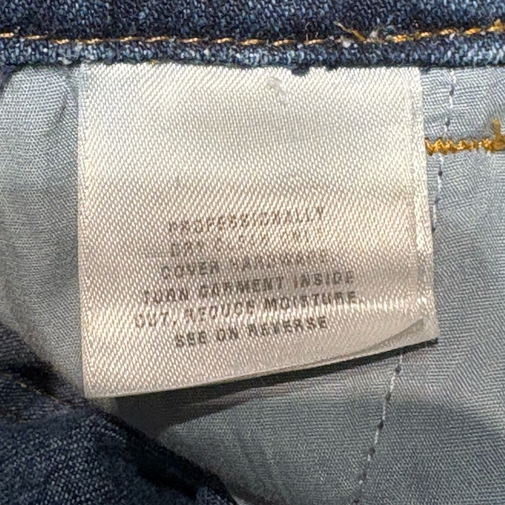 St. John Collection by Marie Gray Raw Hem Cotton Blue Jeans Sz. 8 - Picture 9 of 10